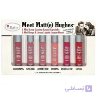 رژلب مایع دبالم (دبام) THE BALM اصل مدل میت مات هوگیز | سایز مسافرتی رنگ مات، ماندگاری بالا، مدل ۱