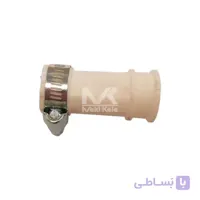 بست فلزی رابط لوله نیپل پی وی سی مربع پارس سایز 16/32 لبه دار