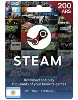 Steam Gift Card 200ARS