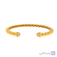 دستبند النگویی طلا طرح دیوید یورمن (باریک) کد CB471