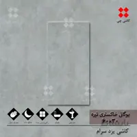 بوگاتی خاکستری تیره 30×60 مات درجه 1