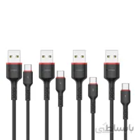 کابل تبدیل USB به USB-C کلومن پلاس مدل K5+ مجموعه 4 عددی