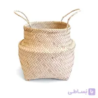 سبد حصیری خمره ای - قَد