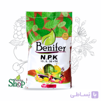 کود پودری NPK 15 05 30 بنیفر وزن 10 کیلوگرم