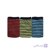 شورت نخی زنانه ترک طرح دار بسته 3 عددی کد und1010