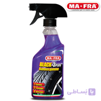 اسپری واکس لاستیک مفرا مدل Black 3 Plus