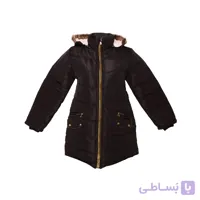 کاپشن دخترانه مدل MA-SP330-ZIPT.ZIRZ.SHA-ME رنگ مشکی