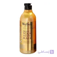 شامپو کراتین ویلایس مدل Wellice Keratin حجم 550 میلی لیتر ا Wellice Keratin Shampo کد 276683