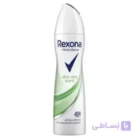 اسپری ضد تعریق زنانه مدل آلوئه ورا سکنت رکسونا حجم 200 میل ا Aloe Vera Scent Deospray Spray Women Rexona