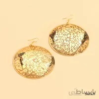 گوشواره هندی پولکی برنجی