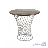 ‌میز چهار نفره گرد مدل TG استیل هامون