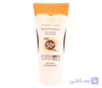 کرم ضد آفتاب روشن کننده SPF50 مناسب انواع پوست سان سیف 50 میل