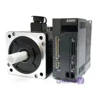 سروو موتور سانیو مدل 750w-3000RPM گشتاور 2.4 نیوتن متر (ترمزدار) ا Sanyu 750w 3000RPM Servo motor with drive with brake