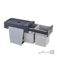 سطل زباله دو مخزن ریلی هایلو مدل A809 آدلان