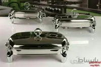 سوفله خوری مستطیل پافیلی پایه استیل متوسط