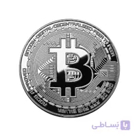 سکه روکش نقره ای بیت کوین