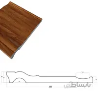 قرنیز پی وی سی 20 سانت کد FG10