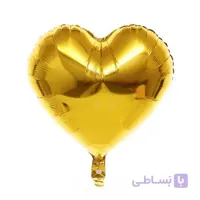 بادکنک فویلی قلب طلایی