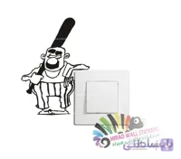 استیکر کلید و پریز دست زدن ممنوع Dont Touch Wallstickers کد h2460