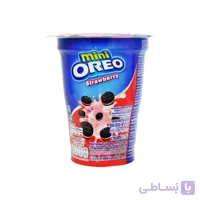 مینی بیسکوییت کرم توت فرنگی اوریو – oreo