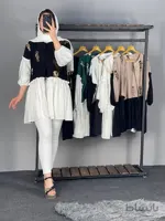 مدل مانتو دخترانه جلو باز کرسپو کد 481