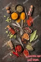 قالیچه فانتزی آشپزخانه طرح قاشق و ادویه
