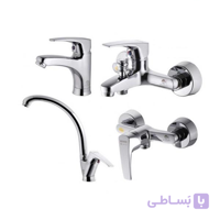 ست شیرآلات لایت کروم درخشان ا Chrome Set Light