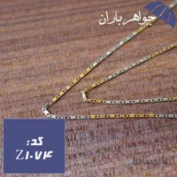 زنجیر استیل دو رنگ ۴۵ سانتی طرح جدید کد Z_1074