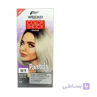 کیت رنگساژ فانتزی مو ویکو weeko شماره 9/1 رنگ یخی