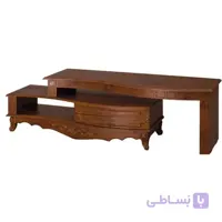 میز منحنی تلویزیون سامسونگ مدل R714 آنتیک کاج Tv Stand R714 Antique Kaj Curve