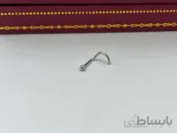 پیرسینگ بینی نقره ای