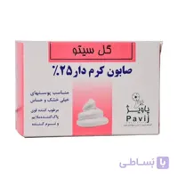 صابون کرم دار 25% گل سیتو وزن 125 گرم