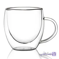 لیوان دوجداره گنجایش 260 سی سی کد 4582