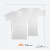 بسته دو عددی زیرپوش نیم آستین سفید آداک کد ۱۳۱۲۰۲