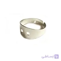 رکاب انگشتر نقره ای مدل rb1003 بسته 2 عددی
