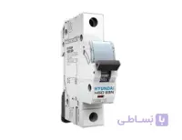 کلید مینیاتوری (mcb) تک پل / تک فاز 6 آمپر هیوندایی