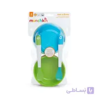 ظرف چهار عددی همراه دو عدد قاشق مانچکین Munchkin