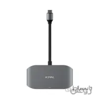 تبدیل Type-c به USB و VGA برند JCPal مدل LINX