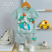 ست تیشرت شلوارک سوسمار اسکیت سوار کد:1070