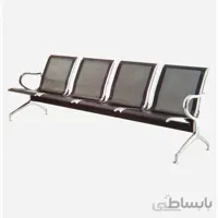صندلی انتظار فلزی چهار نفره
