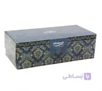 دستمال کاغذی شکوه 150 برگ دولایه طرح نقش طلا