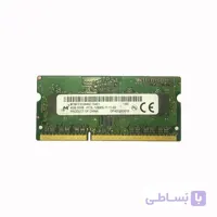 رم لپ تاپ DDR3L تک کاناله 1600 مگاهرتز میکرون مدل MT8K ظرفیت 4 گیگابایت