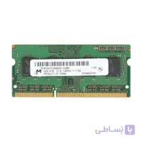 رم لپ تاپ DDR3L تک کاناله 1600 مگاهرتز CL11 میکرون مدل PC3L-12800S ظرفیت 2 گیگابایت