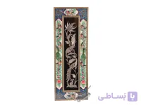تابلو قلمزنی با قاب خاتم کاری