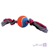 اسباب بازی طنابی توپ دار مخصوص سگ