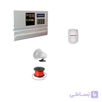 پکیج دزدگیر اماکن با سیم مدل جی ام کا سیم کارتی و تلفنی GM910PY4