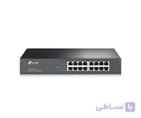 سوئیچ 16 پورت 10/100 تی پی لینک مدل TP-LINK TL-SF1016DS ا TP-LINK TL-SF1016DS Un-Managed Rackmount Switch 16-Port 10/100
