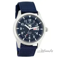 ساعت مردانه سيكو 5 عقربه اي مدل SNZG11J1 صفحه آبي ا Seiko Men's SNZG11J1 5 Sports Blue Watch