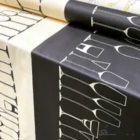 رومیزی سفره ای چاپی رزین تاژ طرح گلس درشت