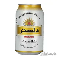 دلستر قوطی 320 میلی لیتری بهنوش با طعم مالت جو کلاسیک در بسته 24 عددی ا behnoush classic 320ml